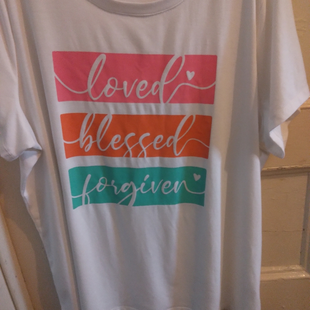 Retrology Size 2X Faith Based Graphic Tee Shirt